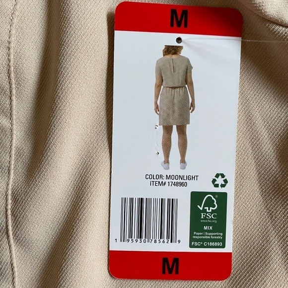 32 Degrees Ladies' Twill Dress, Moonlight (Beige/Tan), Medium, NWT - Picture 4 of 11